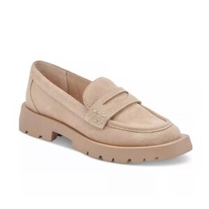 Dolce Vita Beige Suede Loafers
